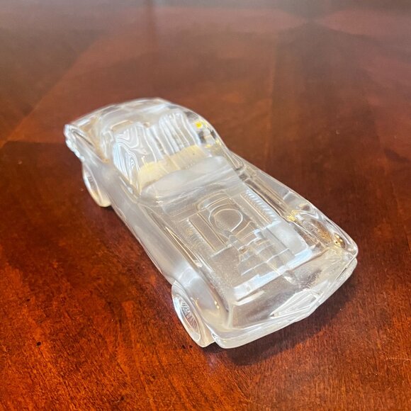 Vintage Hofbauer Crystal Car Paperweight corvette Germany Over 24% PbO - Picture 2 of 8